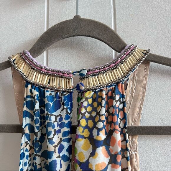 Anthropologie HD in Paris Mayacamas Mosaic Embellished Maxi Dress - Picture 7 of 12